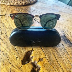 Rayban clubmaster tortoise sunglasses